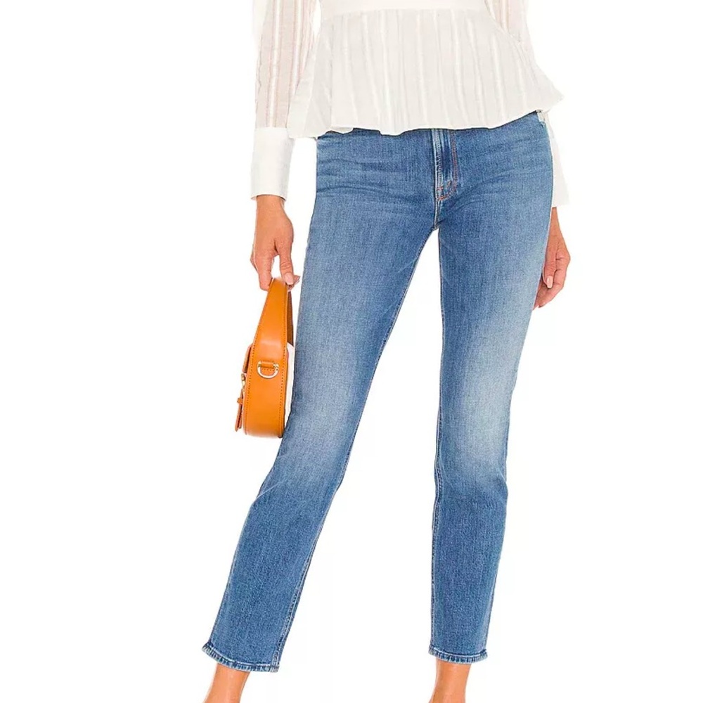 MOTHER Blue Straight Leg Jeans Classic Fit